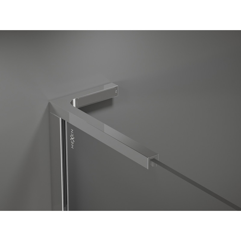 Mexen Kioto L dušisein Walk-in 80 x 200 cm, läbipaistev, kroom - 800-080-103-01-00