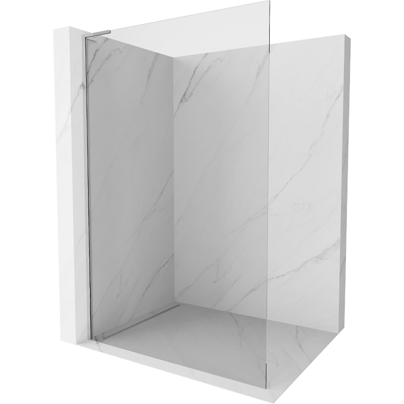 Mexen Kioto L paroi de douche Walk-in 100 x 200 cm, transparent, chrome - 800-100-103-01-00