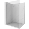 Mexen Kioto L douchewand Walk-in 100 x 200 cm, transparant, chroom - 800-100-103-01-00