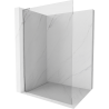 Mexen Kioto L paroi de douche Walk-in 100 x 200 cm, transparent, chrome - 800-100-103-01-00
