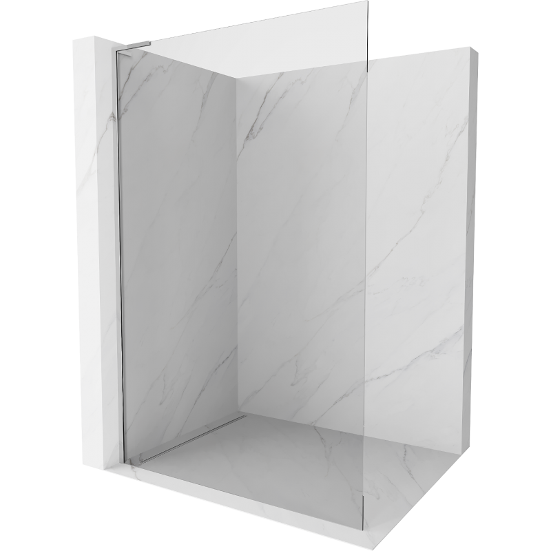 Mexen Kioto L Douchewand Walk-in 115 x 200 cm, transparant, chroom - 800-115-103-01-00