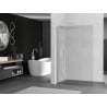 Mexen Kioto L Duschwand Walk-in 100 x 200 cm, transparent, weiß - 800-100-103-20-00