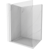 Mexen Kioto L Duschwand Walk-in 120 x 200 cm, transparent, weiß - 800-120-103-20-00