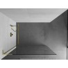Mexen Kioto L Stijenka za tuš Walk-in 55 x 200 cm, prozirna, zlatna - 800-055-103-50-00