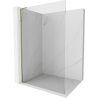 Mexen Kioto L paroi de douche Walk-in 70 x 200 cm, transparent, doré - 800-070-103-50-00