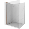 Mexen Kioto L douchewand Walk-in 55 x 200 cm, transparant, rose goud - 800-055-103-60-00