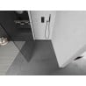 Mexen Kioto L dušisein Walk-in 65 x 200 cm, läbipaistev, harjatud relvakate hall - 800-065-103-66-00
