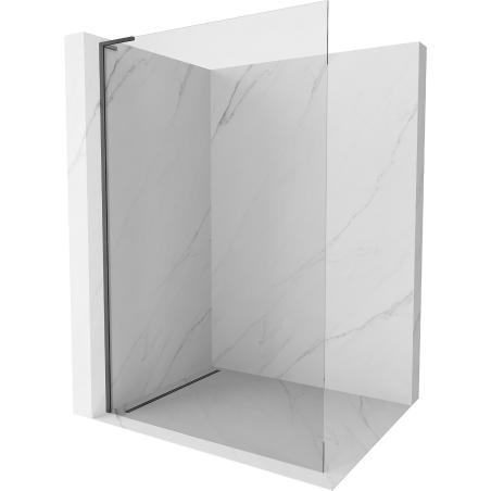 Mexen Kioto L Shower Wall Walk-in 90 x 200 cm, transparent, gun gray brushed - 800-090-103-66-00
