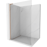 Mexen Kioto L Paroi de douche Walk-in 115 x 200 cm, transparent, cuivre brossé - 800-115-103-65-00