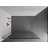 Mexen Kioto L dušisein Walk-in 120 x 200 cm, läbipaistev, harjatud vask - 800-120-103-65-00