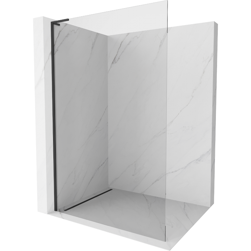 Mexen Kioto L ścianka prysznicowa Walk-in 105 x 200 cm, transparent, czarna - 800-105-103-70-00