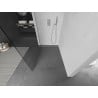 Mexen Kioto L Shower Screen Walk-in 100 x 200 cm, Transparent, Brushed Nickel - 800-100-103-97-00