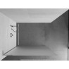 Mexen Kioto L dušisein Walk-in 80 x 200 cm, matt, kroom - 800-080-103-01-30