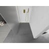 Mexen Kioto L zidni paravan za tuš Walk-in 90 x 200 cm, mat, zlatna - 800-090-103-50-30
