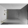 Mexen Kioto L zidni paravan za tuš Walk-in 90 x 200 cm, mat, zlatna - 800-090-103-50-30