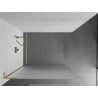 Mexen Kioto L zidna tuš stijena Walk-in 90 x 200 cm, mat, zlatna četkana - 800-090-103-55-30