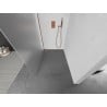 Mexen Kioto L ścianka prysznicowa Walk-in 80 x 200 cm, szron, różowe złoto - 800-080-103-60-30
