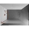 Mexen Kioto L dušinurk Walk-in 70 x 200 cm, härm, harjatud vask - 800-070-103-65-30