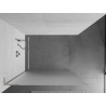 Mexen Kioto L Walk-in dušisein 80 x 200 cm, uduseks, harjatud nikkel - 800-080-103-97-30