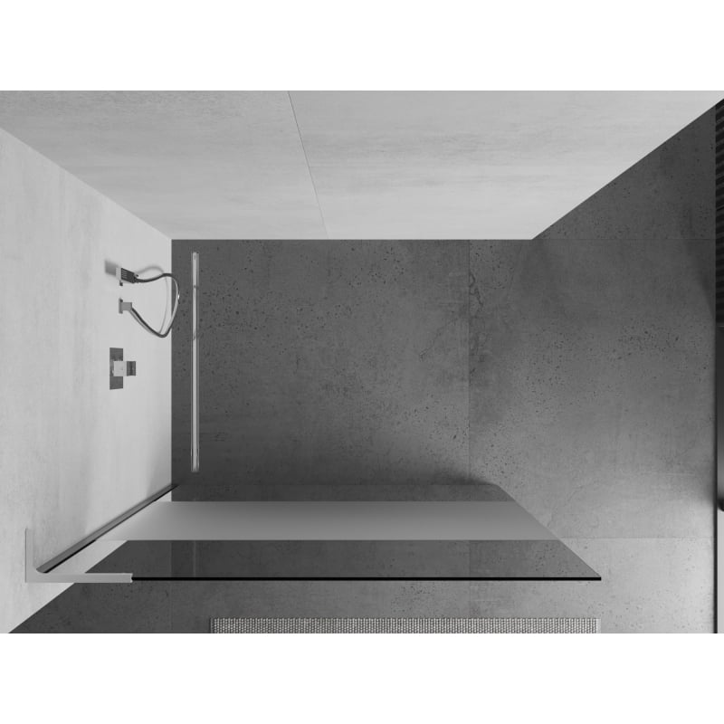 Mexen Kioto L ścianka prysznicowa Walk-in 90 x 200 cm, transparent/szron, chrom - 800-090-103-01-35