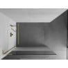 Mexen Kioto L Duschwand Walk-in 80 x 200 cm, transparent/frost, gold - 800-080-103-50-35