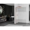 Mexen Kioto L dušisein Walk-in 80 x 200 cm, läbipaistev/jäätunud, roosa kuld - 800-080-103-60-35
