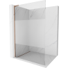 Mexen Kioto L Duschwand Walk-in 80 x 200 cm, transparent/matt, roségold - 800-080-103-60-35