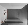 Mexen Kioto L ścianka prysznicowa Walk-in 100 x 200 cm, transparent/szron, miedź szczotkowana - 800-100-103-65-35