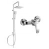 Mexen Tord ensemble de douche murale avec pomme de douche et mitigeur Fabia, chromé - 746540200-00