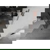 Mexen Kioto freistehende Duschwand 100 x 200 cm, schwarzes Muster 8 mm, gebürstetes Kupfer - 800-100-002-65-78