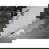 Mexen Kioto freistehende Duschwand 110 x 200 cm, weißes Muster 8 mm, gebürstetes Kupfer - 800-110-002-65-85