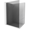 Mexen Kioto L Duschwand Walk-in 100 x 200 cm, graphit, weiß - 800-100-103-20-40