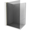 Mexen Kioto L Duschwand Walk-in 100 x 200 cm, Graphit, Gold - 800-100-103-50-40