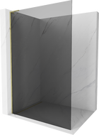 Mexen Kioto L zidna tuš stijena Walk-in 100 x 200 cm, grafit, zlatna - 800-100-103-50-40