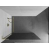 Mexen Kioto L dušisein Walk-in 120 x 200 cm, grafiit, kuldne - 800-120-103-50-40