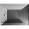 Mexen Kioto L ścianka prysznicowa Walk-in 120 x 200 cm, grafit, złota - 800-120-103-50-40