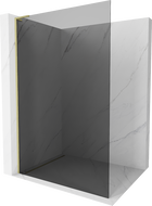 Mexen Kioto L paravan za tuš Walk-in 80 x 200 cm, grafit, zlato brušeno - 800-080-103-55-40