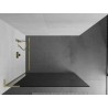 Mexen Kioto L dušisein Walk-in 90 x 200 cm, grafiit, kuldne harjatud - 800-090-103-55-40