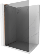 Mexen Kioto L Tuš paravan Walk-in 80 x 200 cm, grafit, ružičasto zlato - 800-080-103-60-40