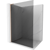 Mexen Kioto L douchewand Walk-in 120 x 200 cm, grafiet, geborsteld koper - 800-120-103-65-40