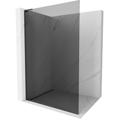 Mexen Kioto L dušas siena Walk-in 100 x 200 cm, grafīts, melna - 800-100-103-70-40