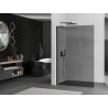 Mexen Kioto L paroi de douche Walk-in 110 x 200 cm, graphite, noir - 800-110-103-70-40