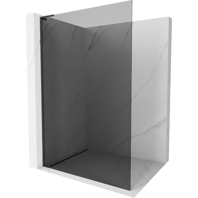 Mexen Kioto L dušisein Walk-in 110 x 200 cm, grafiit, must - 800-110-103-70-40
