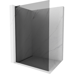Mexen Kioto L ścianka prysznicowa Walk-in 120 x 200 cm, grafit, czarna - 800-120-103-70-40