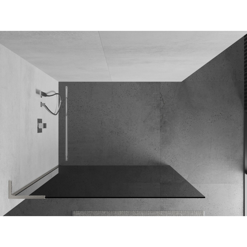 Mexen Kioto L dušisein Walk-in 90 x 200 cm, grafiit, harjatud nikkel - 800-090-103-97-40