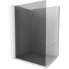 Mexen Kioto L douchewand Walk-in 90 x 200 cm, grafiet, geborsteld nikkel - 800-090-103-97-40