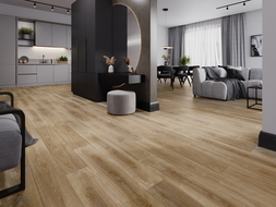 Mexen San Marcos panneaux vinyles 1240 x 182 mm SPC 6,5 mm, sous-couche IXPE 1,5 mm, 4 V-fuge, Chêne