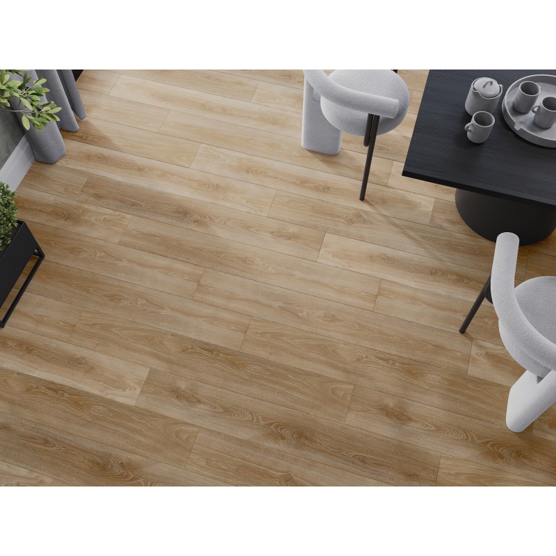 Mexen San Marcos vinilne plošče 1240 x 182 mm SPC 6,5 mm, podlaga IXPE 1,5 mm, 4 V-fuga, hrast - F1048-1240-182-505-4V1-01