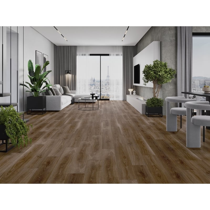 Mexen San Juan panele winylowe 1240 x 182 mm SPC 6,5 mm, podkład IXPE 1,5 mm, 4 V-Fuga, Dąb - F1049-1240-182-505-4V1-01