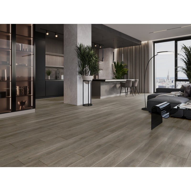 Mexen Sherwood panele winylowe 1240 x 182 mm SPC 6,5 mm, podkład IXPE 1,5 mm, 4 V-Fuga, Dąb - F1051-1240-182-505-4V1-01